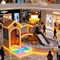 LED Light Playground Slide